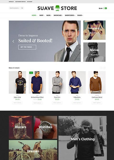 Suave - Sophisticated WooCommerce theme from CommerceGurus