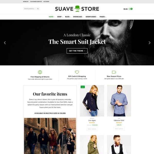 Suave - Sophisticated WooCommerce theme from CommerceGurus