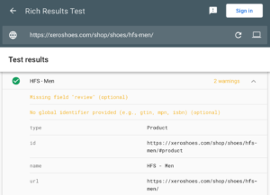 rich snippets test tool