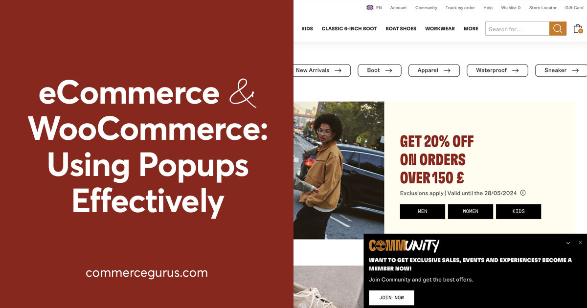 eCommerce and WooCommerce: Using Popups Effectively