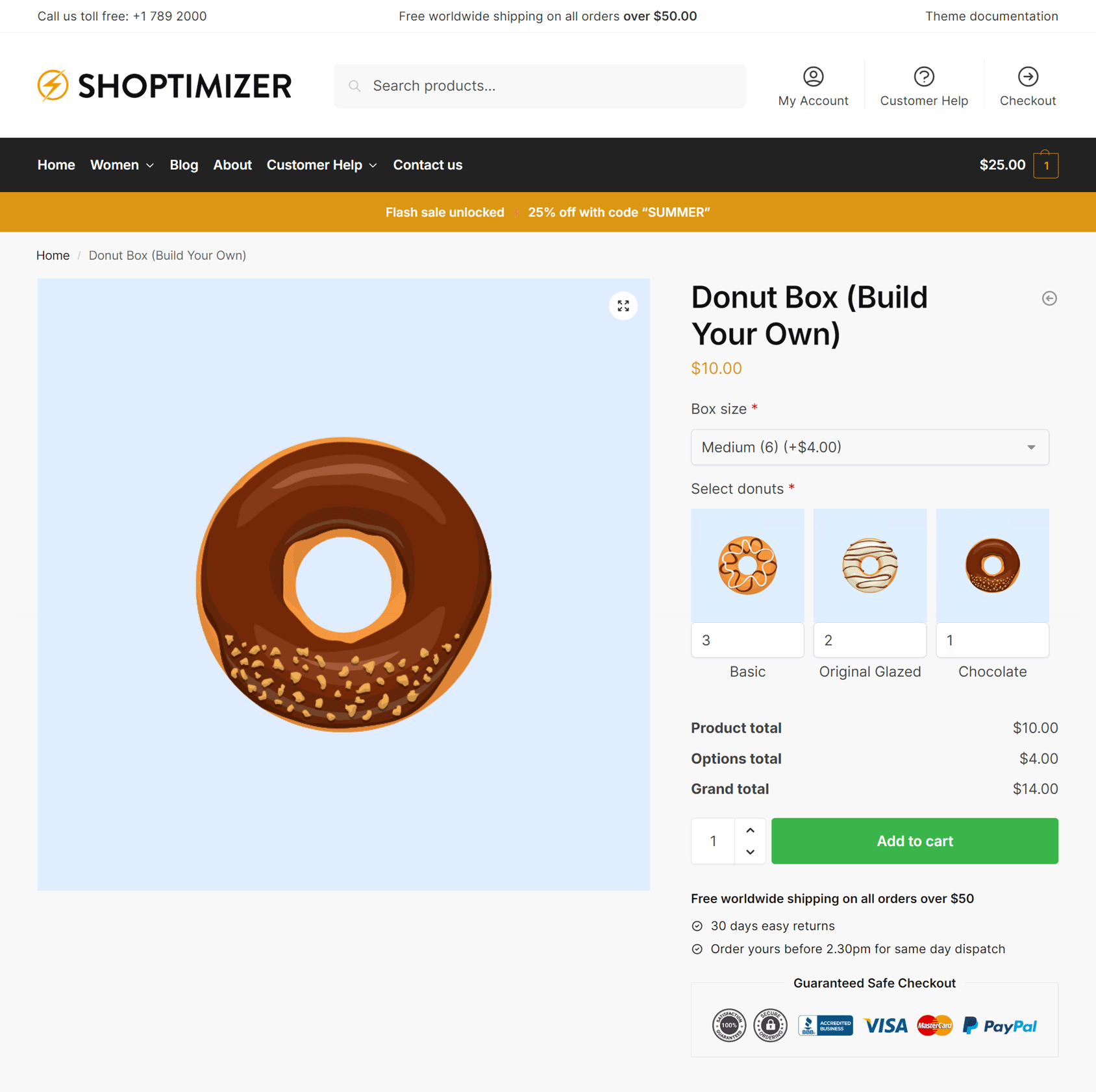 Custom Donut Order