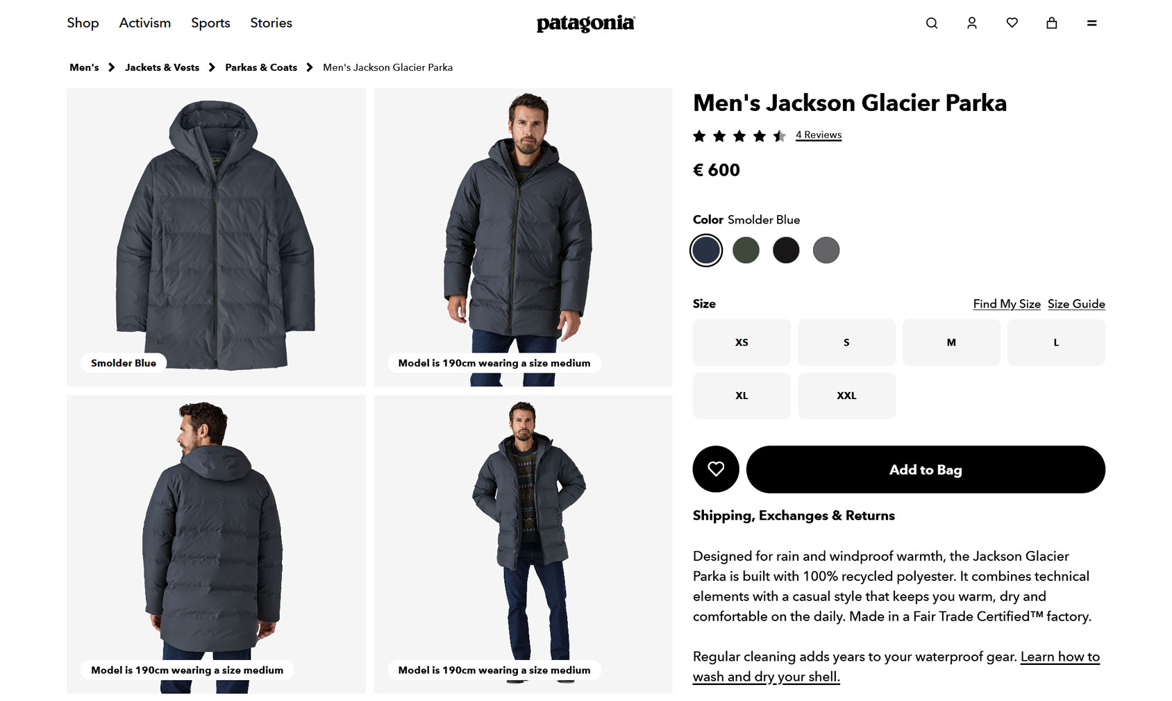 Patagonia Model Information