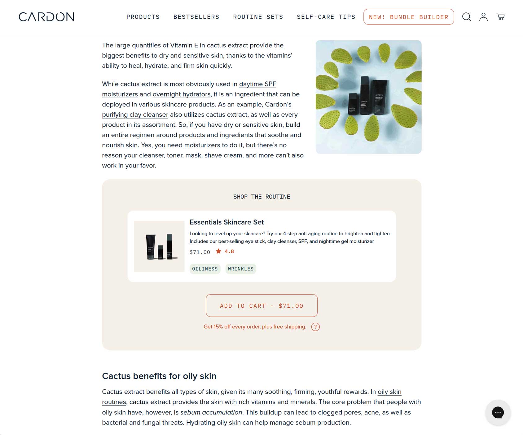 Cardon eCommerce Store Blog