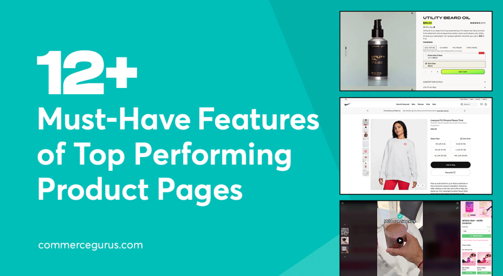 12 Must-Have Features of Top Performing Product Pages