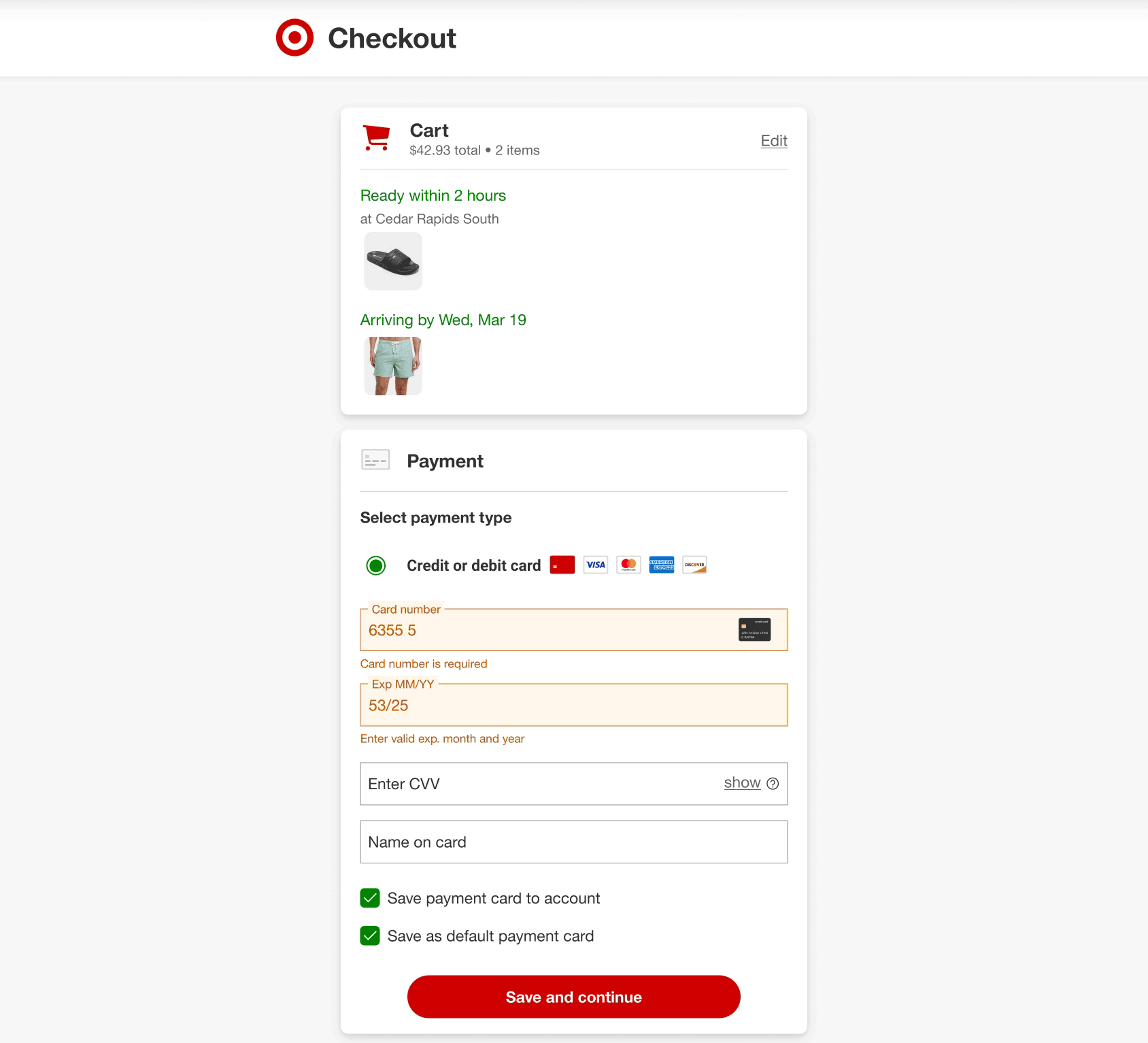 Target Mobile Checkout